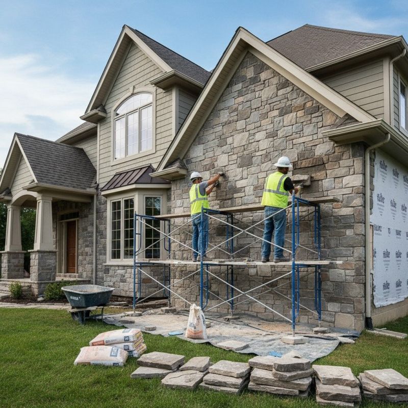 Stone Siding Replacement