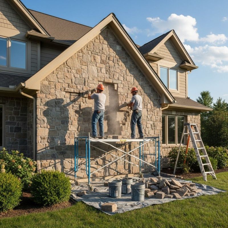 Stone Siding Replacement